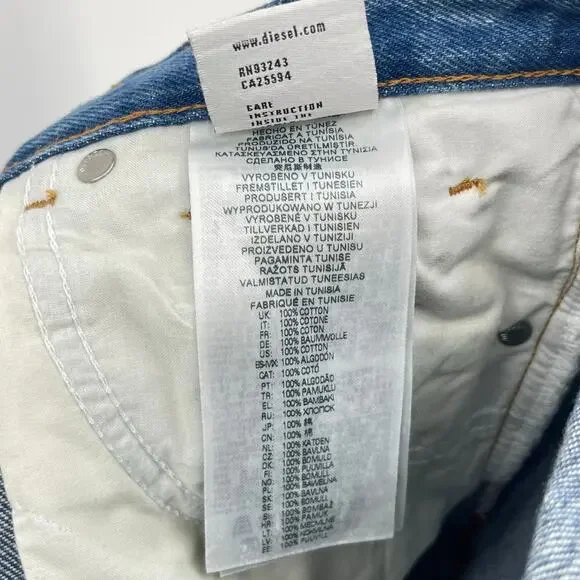 Diesel Light Blue Flare Jeans - Picture 12 of 13